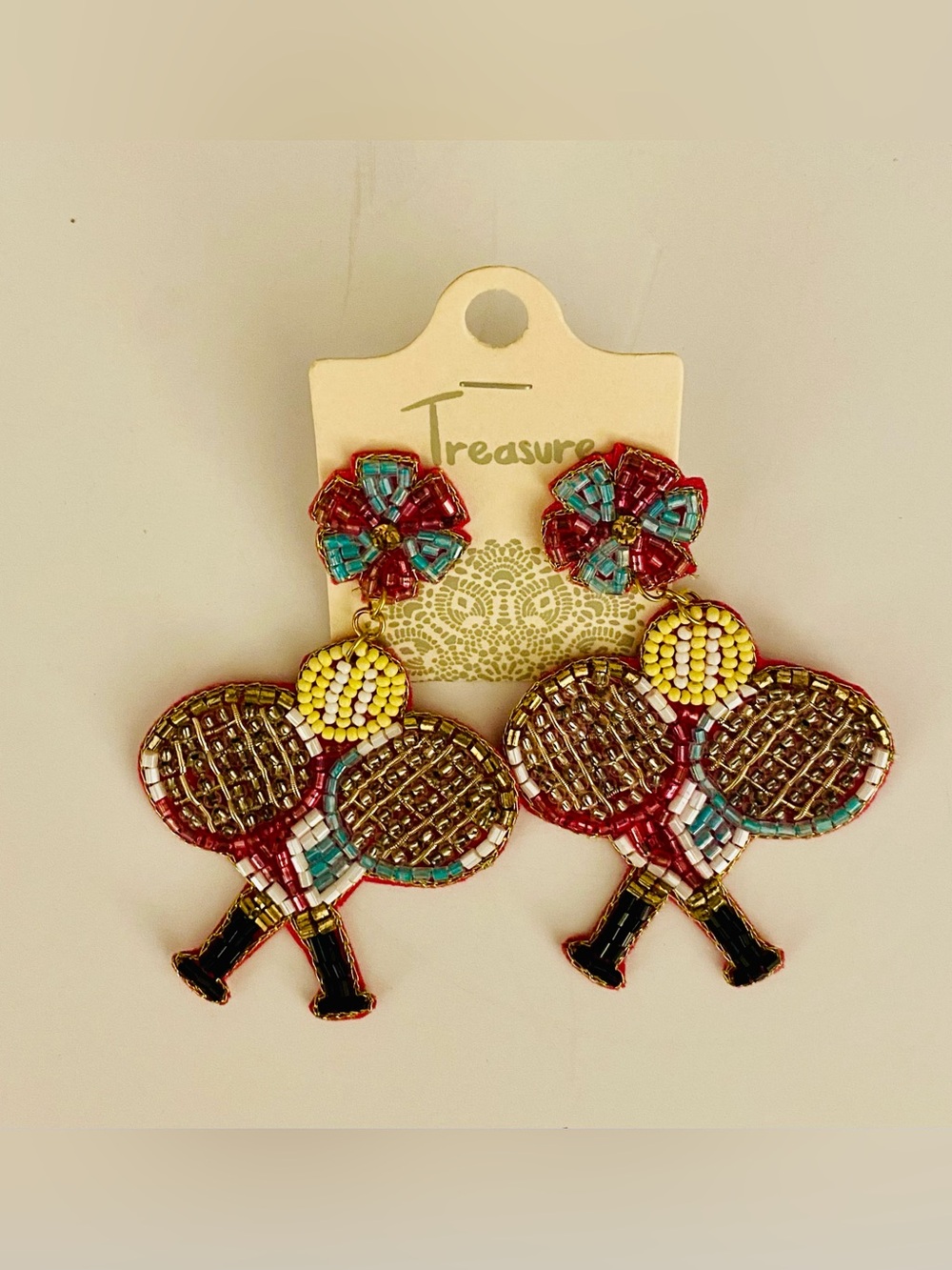 New Tennis Beaded Earrings